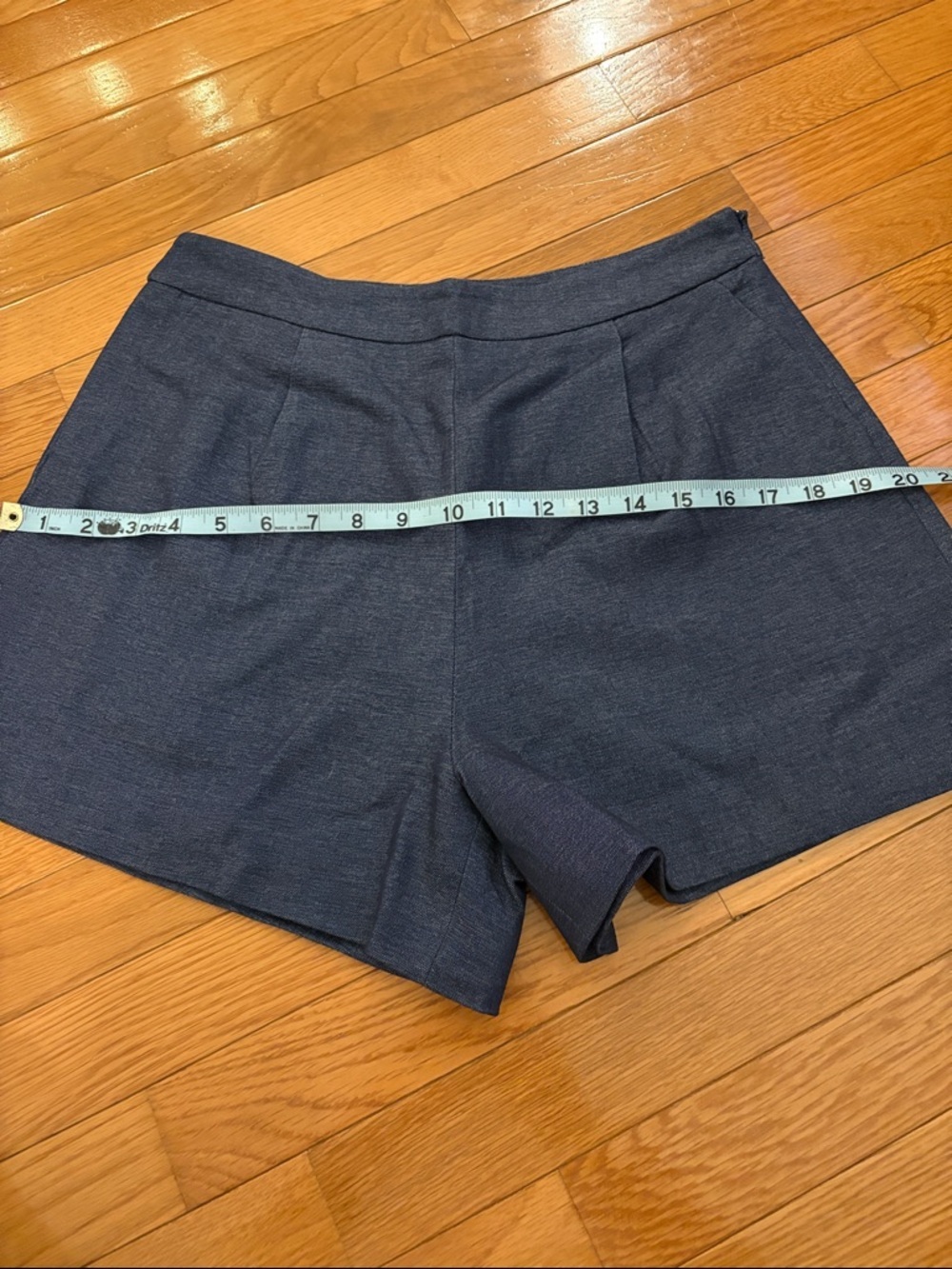 Commense Women's High-Waist slate blue Tailored Shorts - Picture 11 of 11